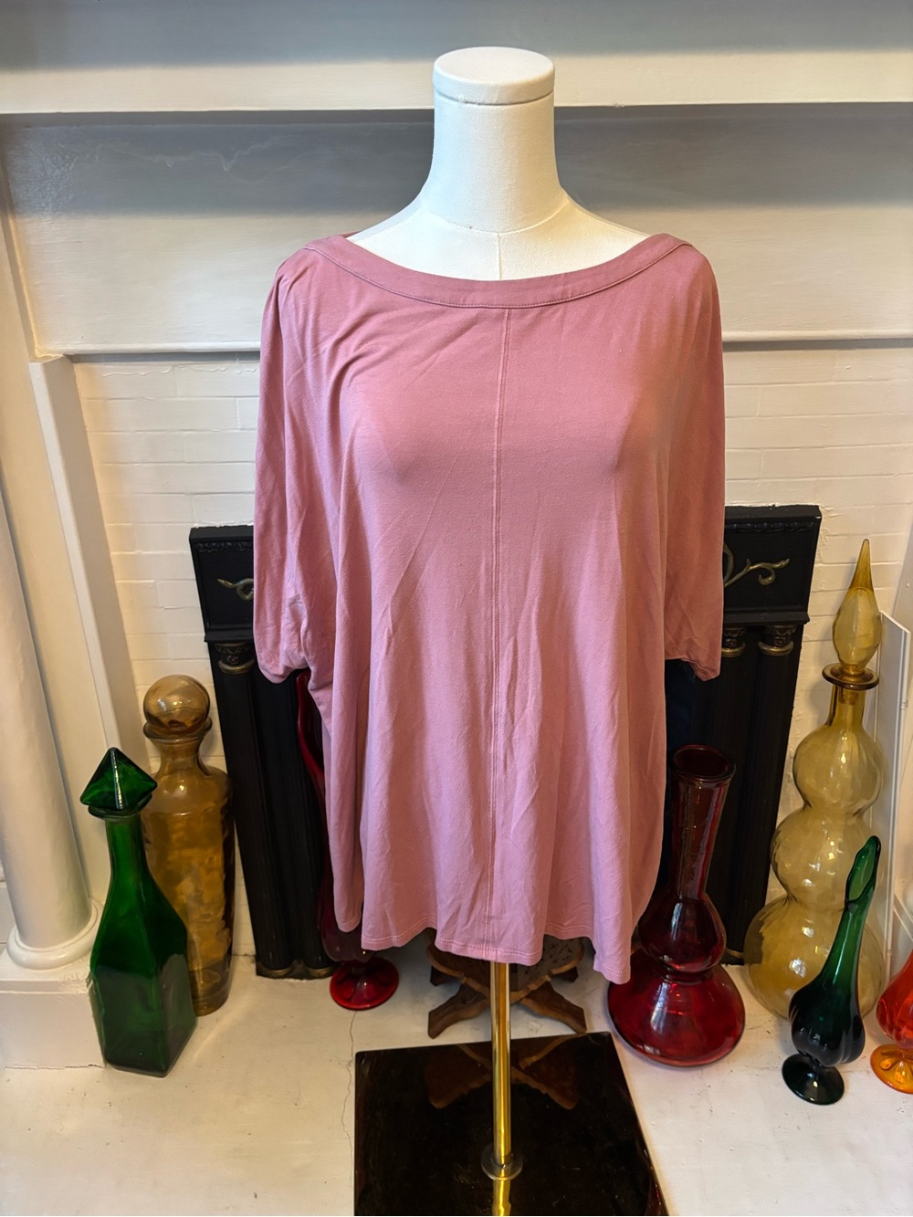 J. Jill Dusty Rose Boatneck Tunic